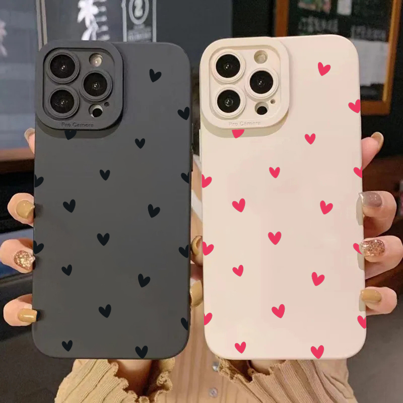 Phone Cases Black - Capas Protetoras de Celular Coração Preto