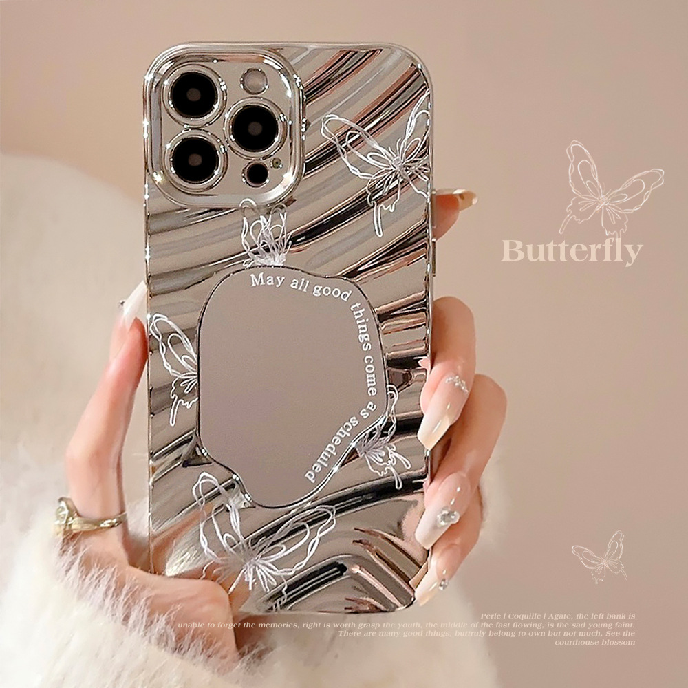 Luxury Plating Case - Capa de Celular Luxuosa Prateada com