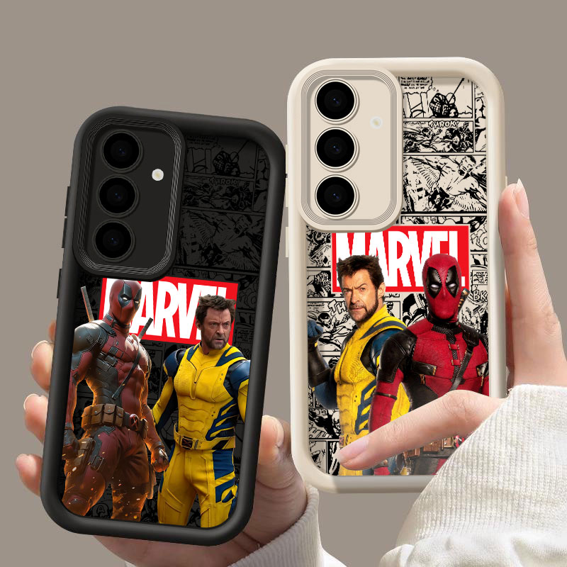 Phone Cases Samsung S25 Fe - Capas Marvel Deadpool e Wolverine para