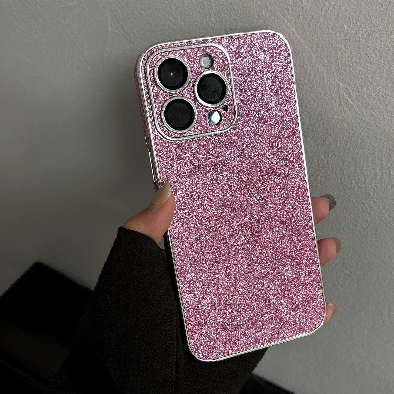 Luxury Plating Case - Capa de Couro Luxuosa com Glitter