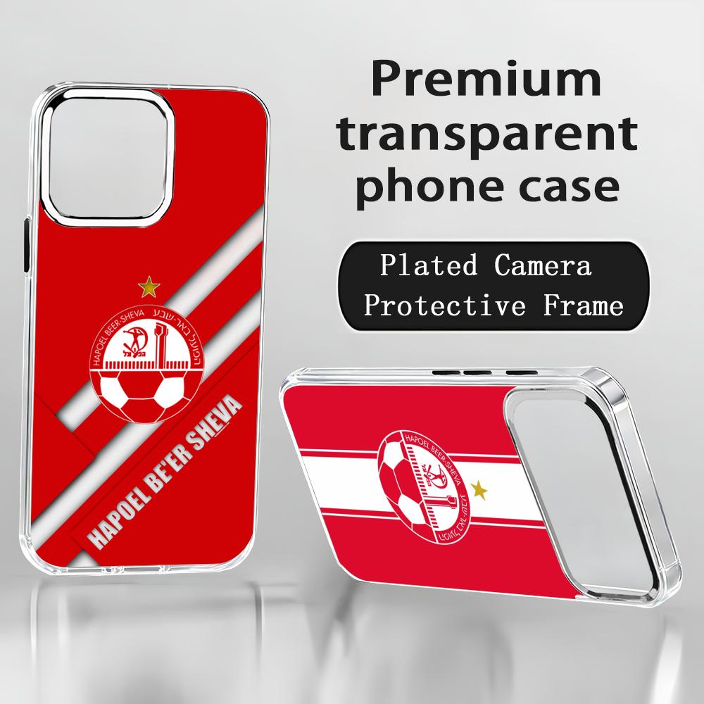 Phone Cases Iphone 12 - Capa de Celular Transparente H-Hapoel Be'er