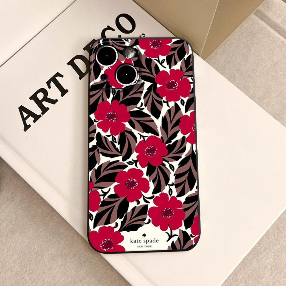 Phone Cases Kate Spade - Capa de Celular Fishion K-Kate-SpadeS Flower