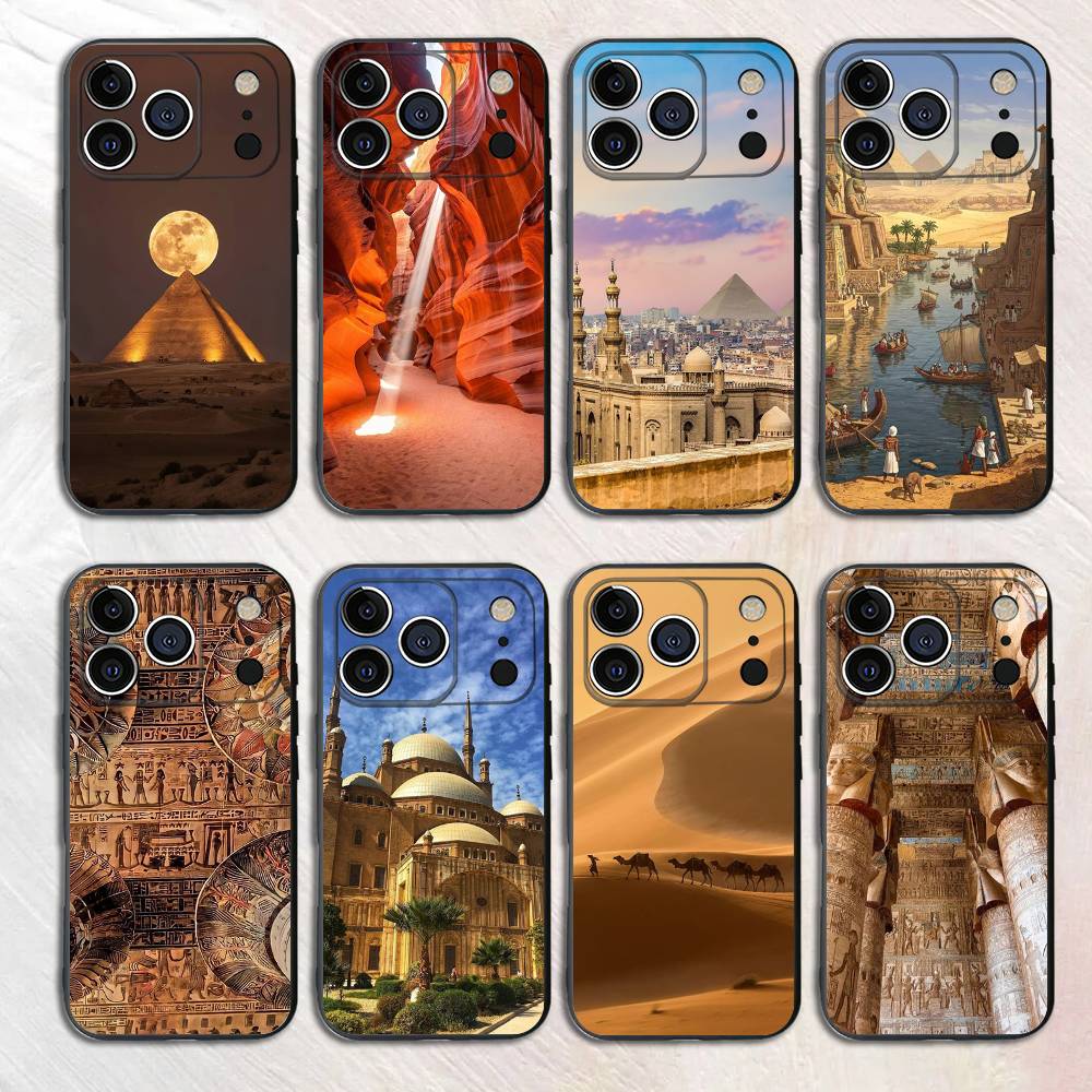 Phone Cases Egypt - Capa de Silicone Macia com Imagens