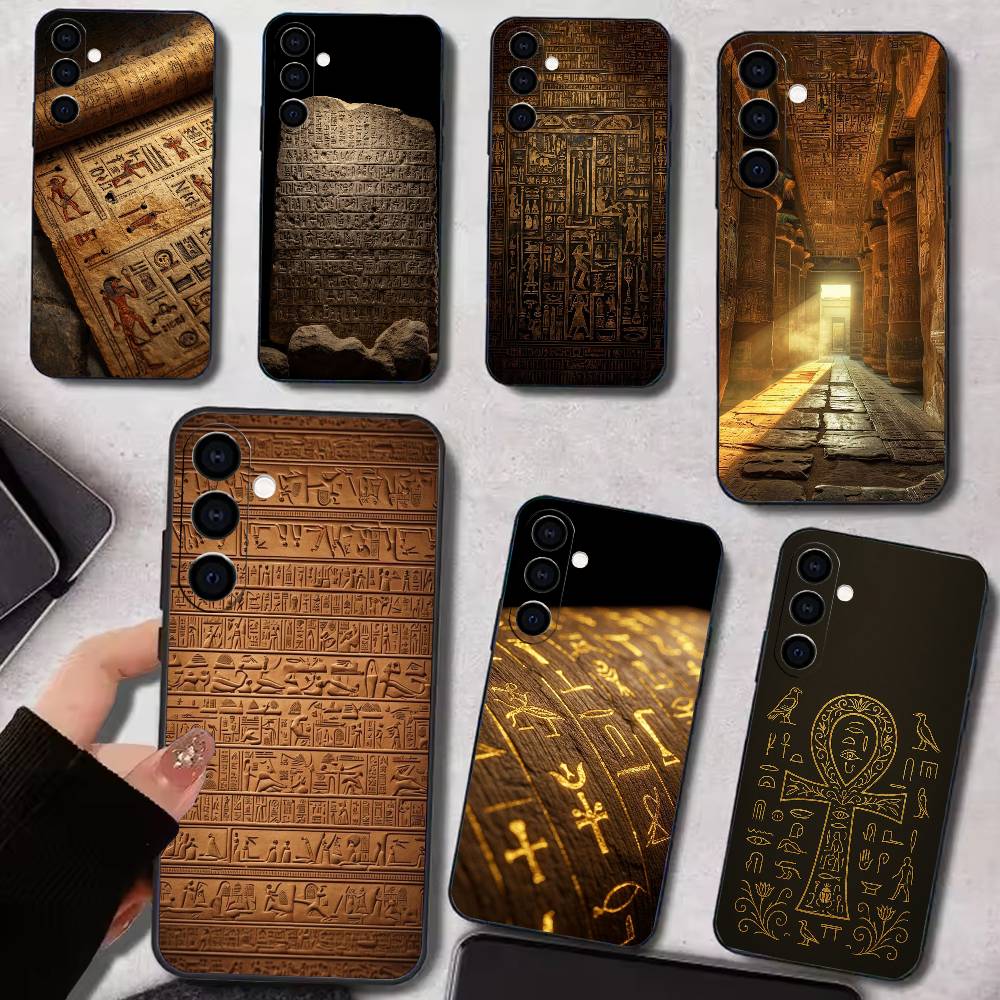 Phone Cases Egypt - Capa de telefone com hieróglifos da