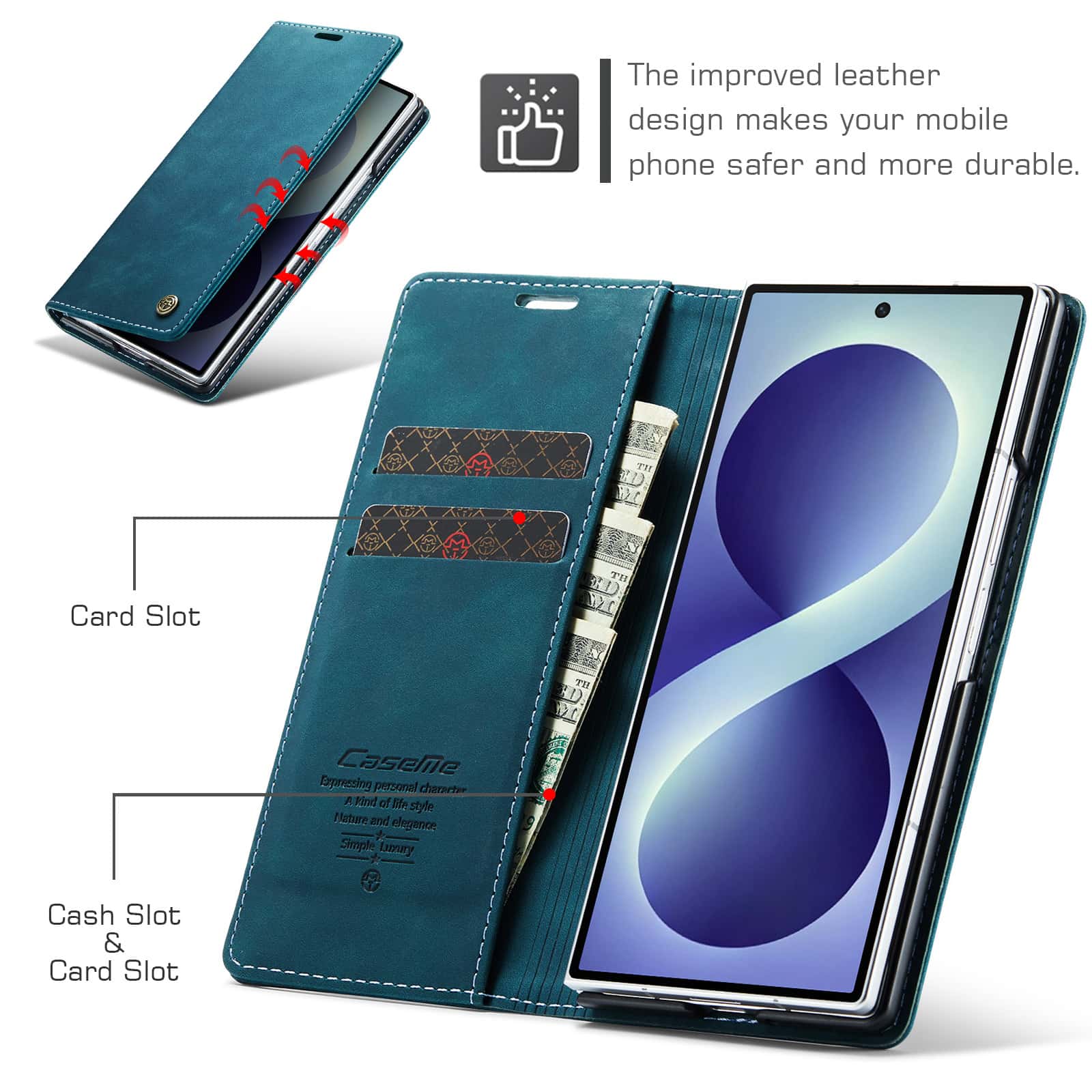 Capa Carteira de Couro Magnéti - Leather Folio Wallet Case avaliação e preço