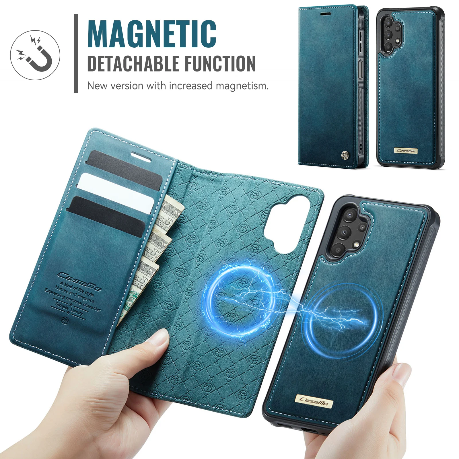 Capa Carteira Magnética Destac - Leather Folio Wallet Case avaliação e preço