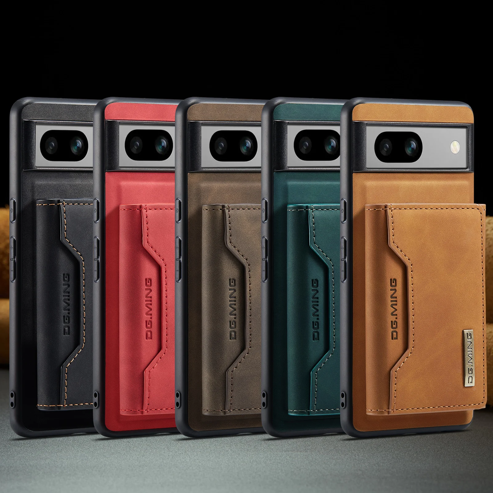 Capa Carteira Magnética de Cou - Leather Folio Wallet Case avaliação e preço